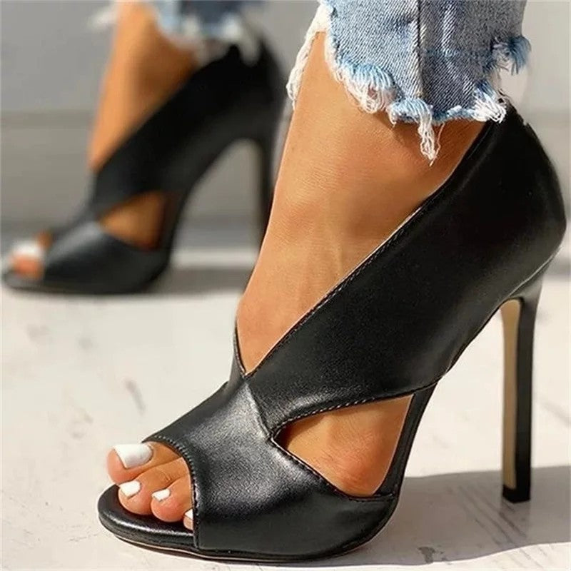 Cutout Stiletto Heels for Women Elegant Design