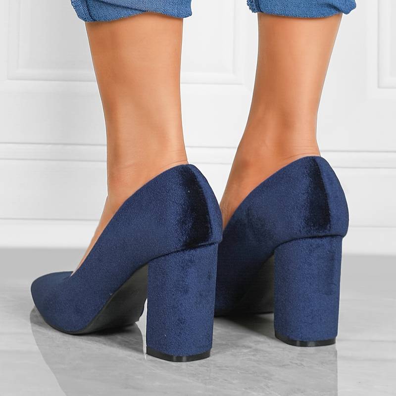 Elegant Pointed Block Heels for Women