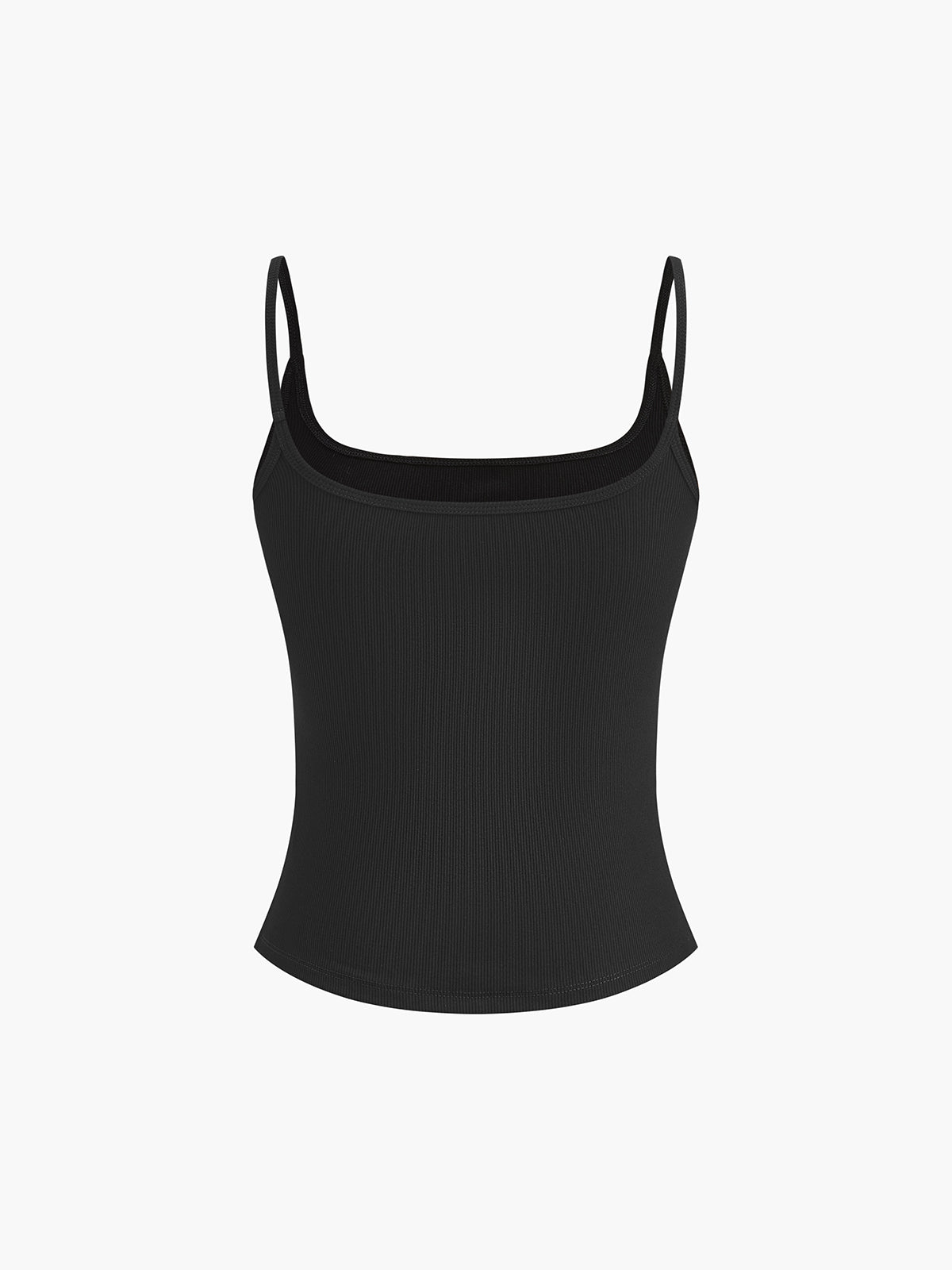 Sleeveless top for women with low neckline