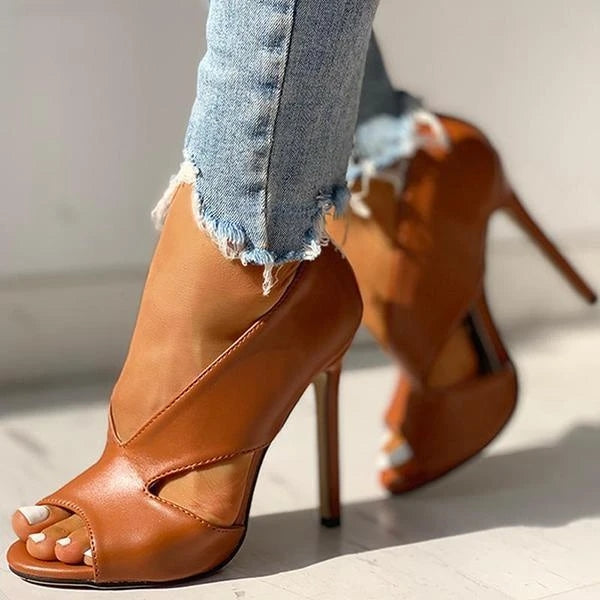 Cutout Stiletto Heels for Women Elegant Design