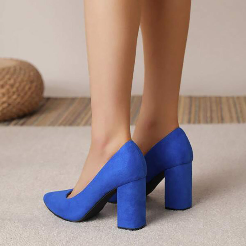 Elegant Pointed Block Heels for Women