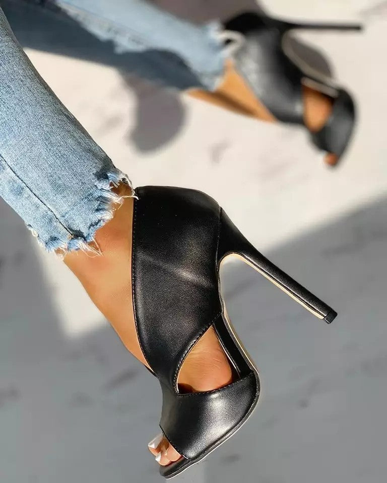 Cutout Stiletto Heels for Women Elegant Design