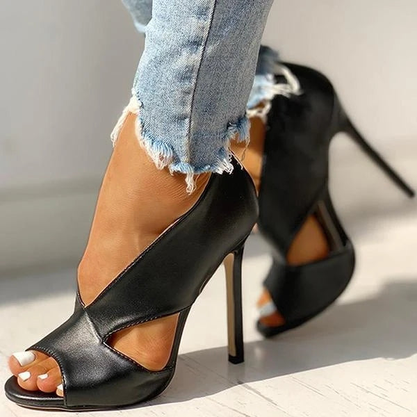 Cutout Stiletto Heels for Women Elegant Design