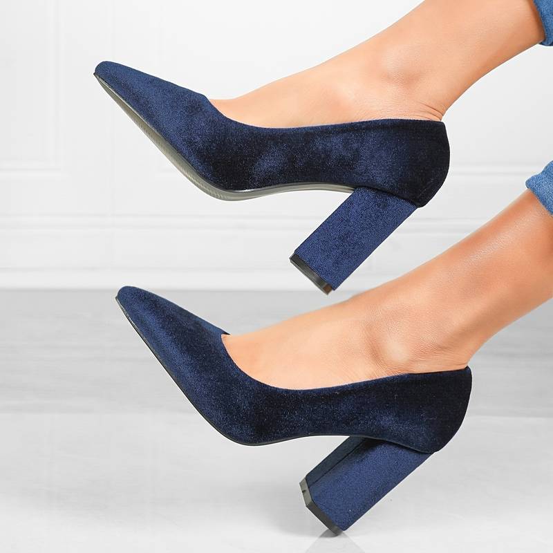 Elegant Pointed Block Heels for Women