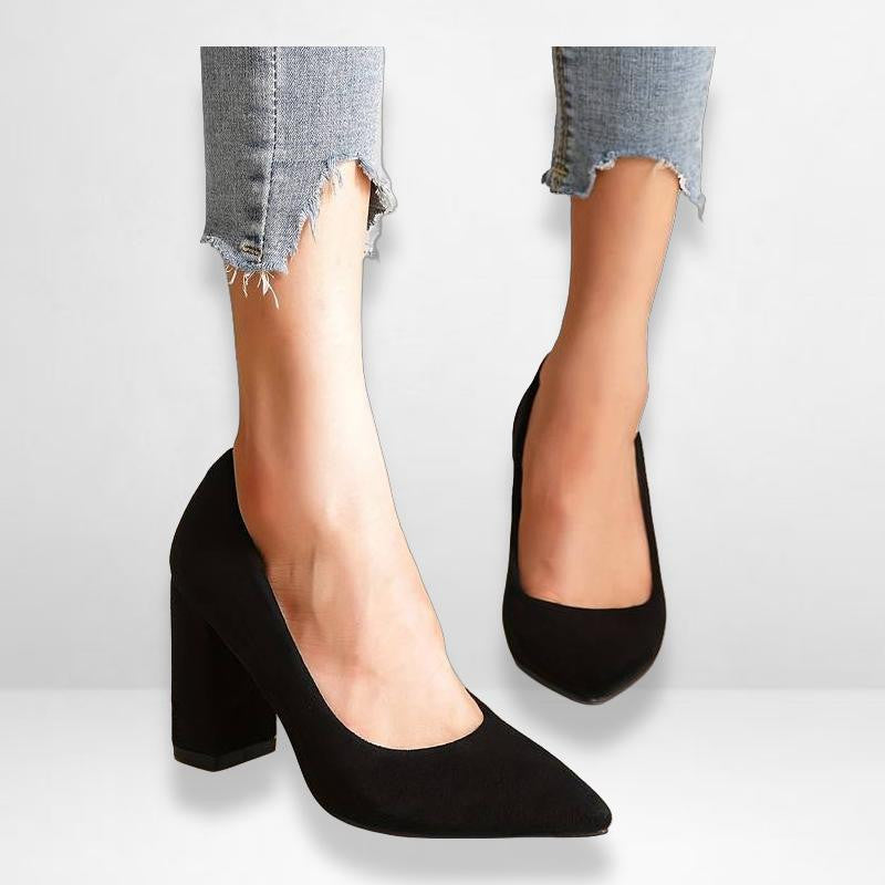 Elegant Pointed Block Heels for Women