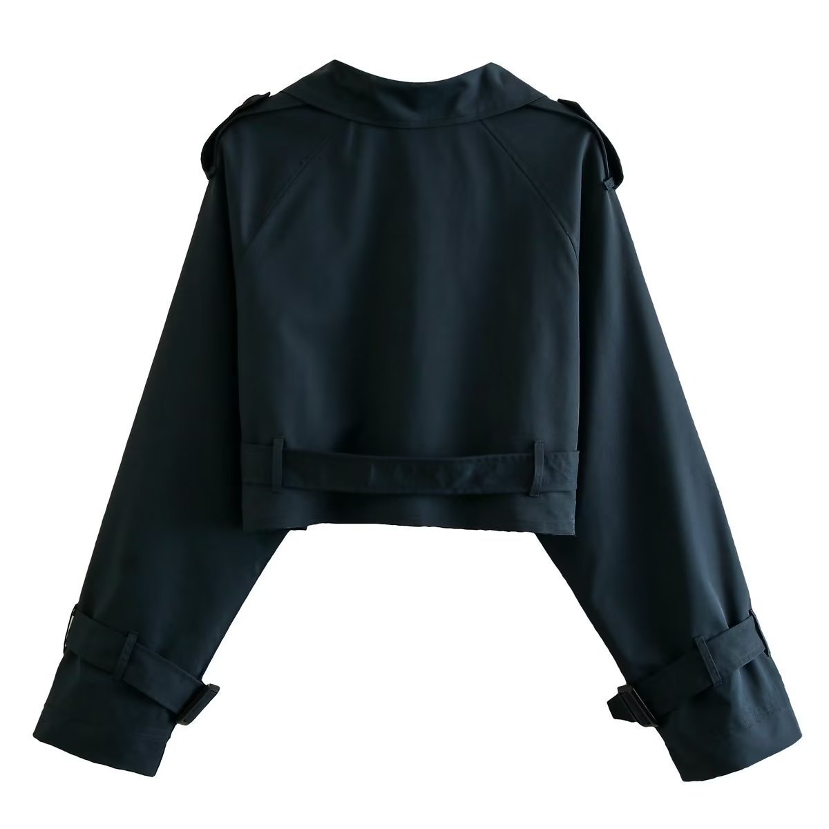 Cropped Trench Coat for Women in Trendy Colors