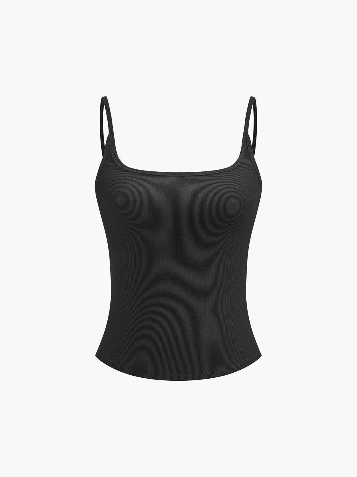 Sleeveless top for women with low neckline