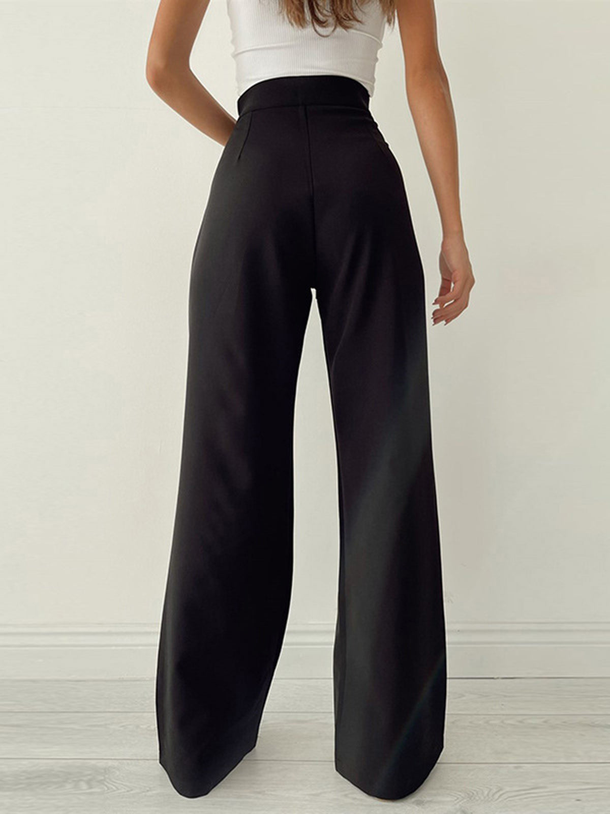 High Waist Wide Leg Trousers for Women